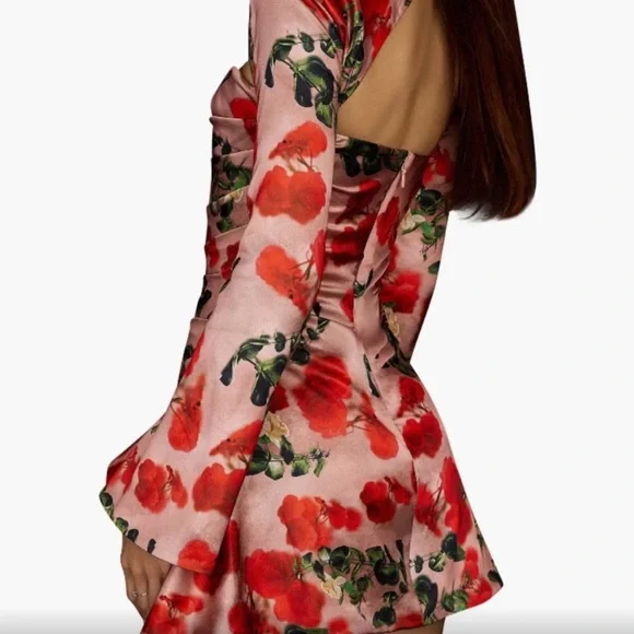 House of CB - Toira Satin Corset Mini Dress - Picture 3 of 6